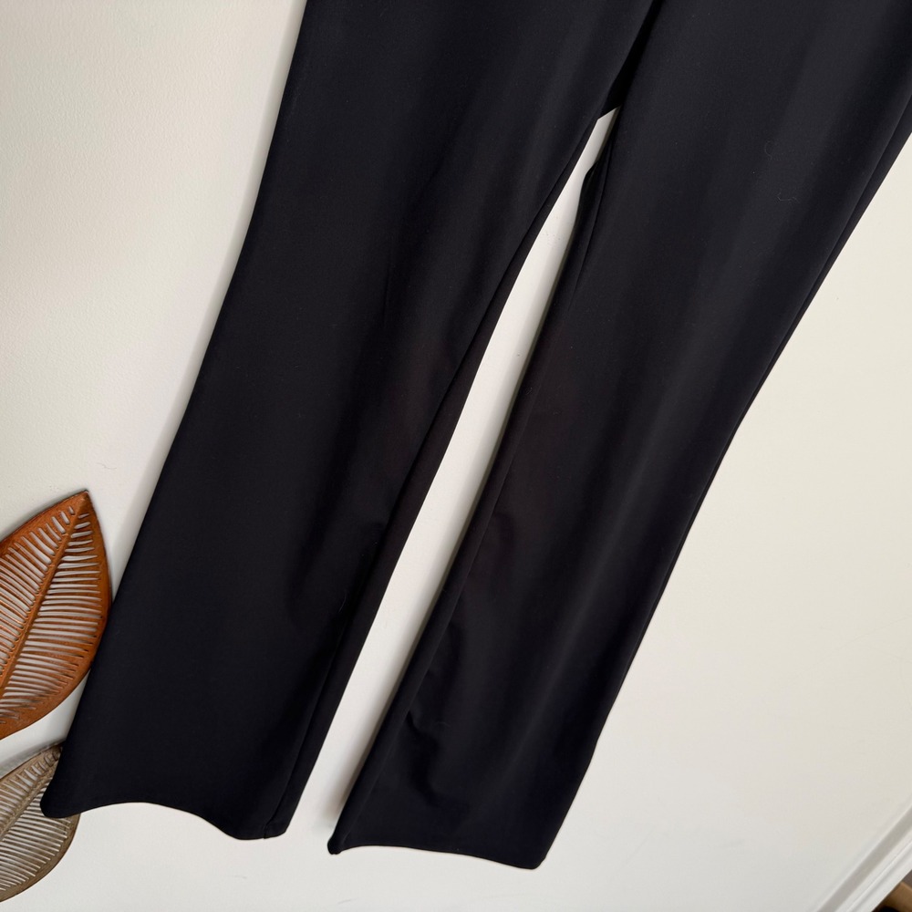 Halara Black High Waisted Flare Pants Workwear Stretch Small Regular - Picture 5 of 8